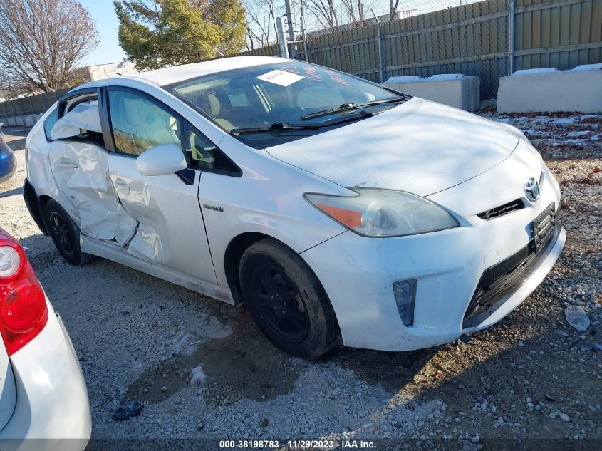 Lot #2525412801 2012 TOYOTA PRIUS TWO salvage car