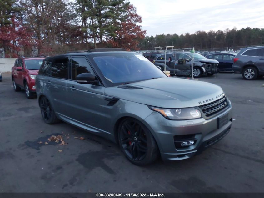 Lot #2493173225 2017 LAND ROVER RANGE ROVER SPORT 5.0L V8 SUPERCHARGED AUTOBIOGRAPHY salvage car