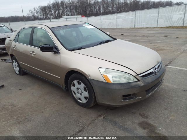 Auction sale of the 2007 Honda Accord 2.4 Lx, vin: 1HGCM56407A120346, lot number: 38210818