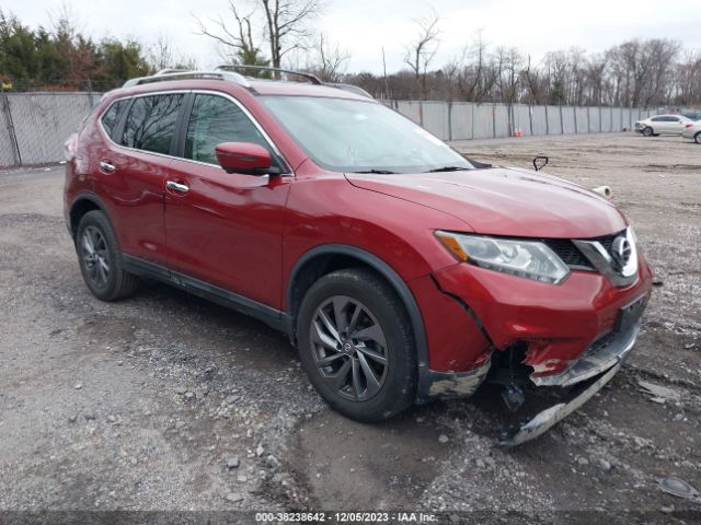 Auction sale of the 2016 Nissan Rogue Sl, vin: 5N1AT2MV2GC784408, lot number: 38238642