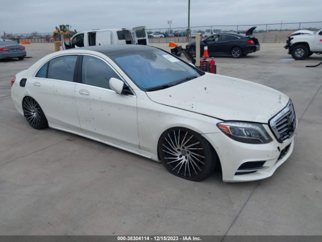 Auction sale of the 2015 Mercedes-benz S 550, vin: WDDUG8CB0FA112699, lot number: 38304114