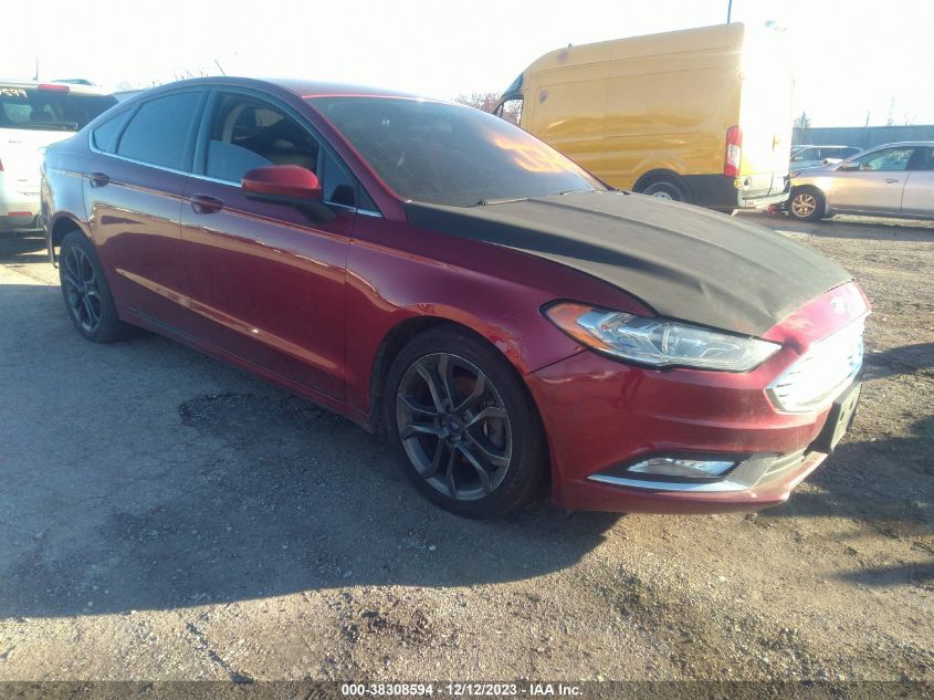 Lot #2506949343 2018 FORD FUSION SE salvage car