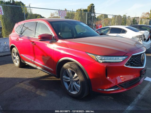 Auction sale of the 2023 Acura Mdx Base (a10), vin: 5J8YE1H30PL001152, lot number: 38319971