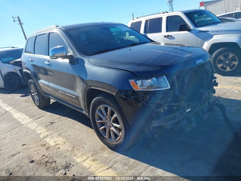 Lot #2486231923 2014 JEEP GRAND CHEROKEE LIMITED salvage car