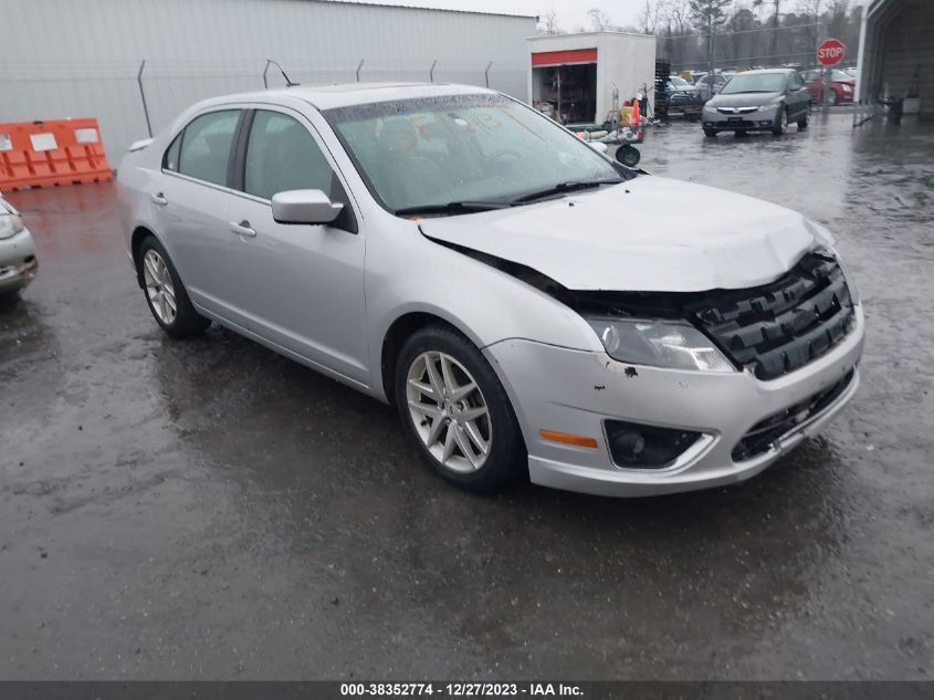 Lot #2523108630 2010 FORD FUSION SEL salvage car