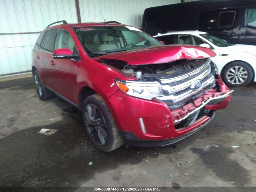 Lot #2340106337 2012 FORD EDGE LIMITED salvage car