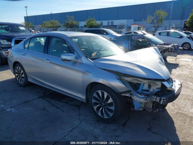 Auction sale of the 2015 Honda Accord Hybrid Ex-l, vin: 1HGCR6F59FA008627, lot number: 38393971
