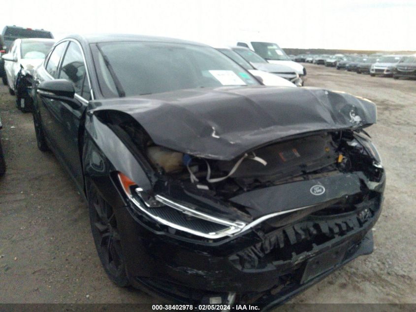 Lot #2509250899 2017 FORD FUSION SE salvage car