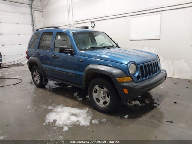 Auction sale of the 2006 Jeep Liberty Sport, vin: 1J4GL48K56W265001, lot number: 38416455