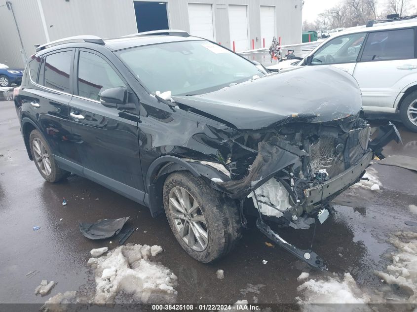 Lot #2486234932 2018 TOYOTA RAV4 LIMITED salvage car
