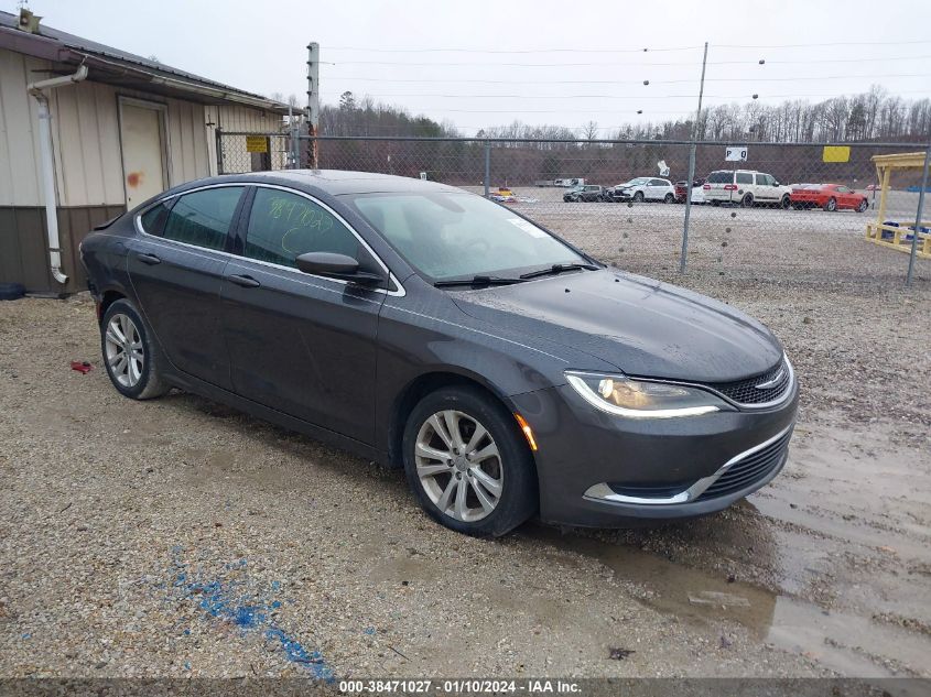 Lot #2493173101 2015 CHRYSLER 200 LIMITED salvage car