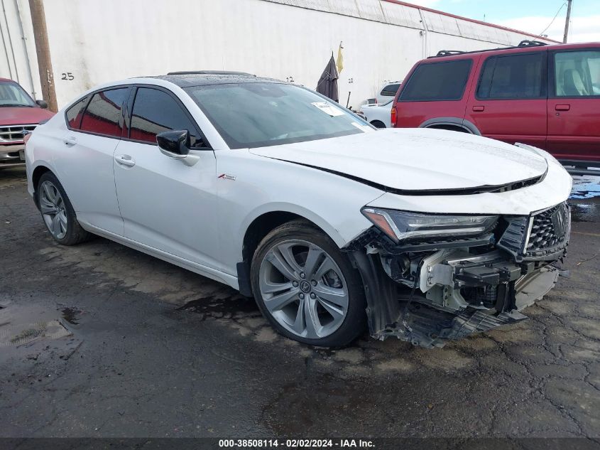 Lot #2504644779 2022 ACURA TLX A-SPEC PACKAGE salvage car