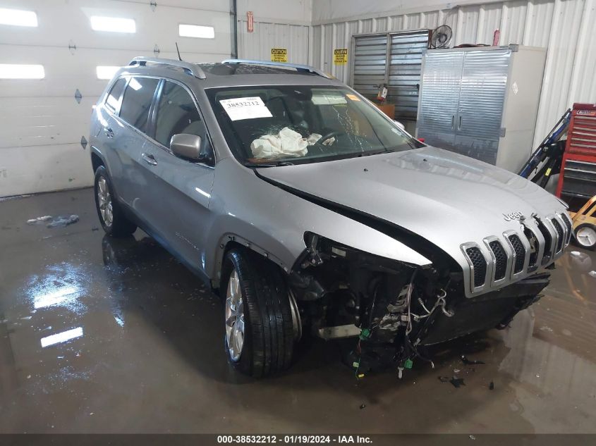 Lot #2490869083 2015 JEEP CHEROKEE LIMITED salvage car