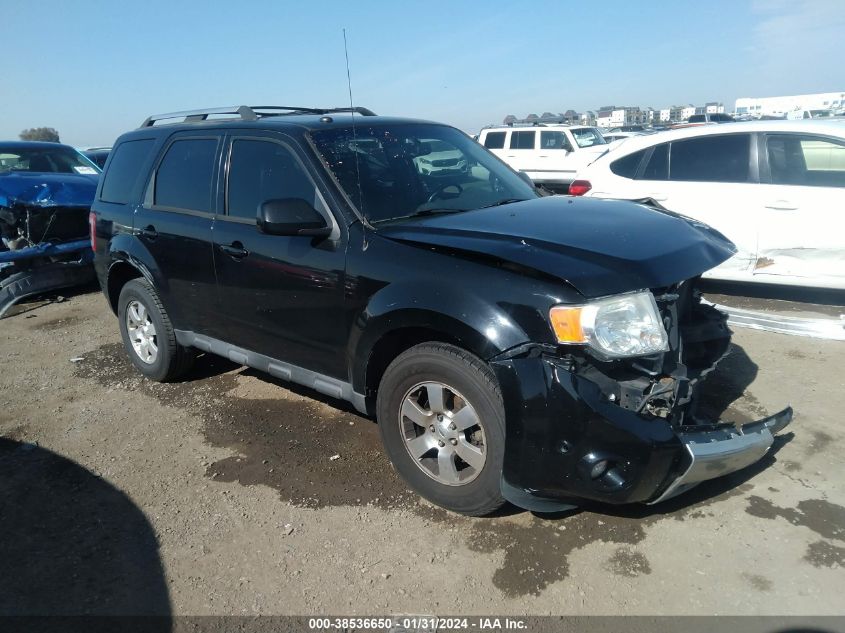 Lot #2490864742 2012 FORD ESCAPE LIMITED salvage car