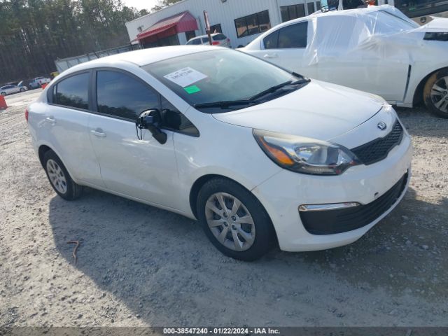 Auction sale of the 2016 Kia Rio Lx, vin: KNADM4A31G6692439, lot number: 38547240