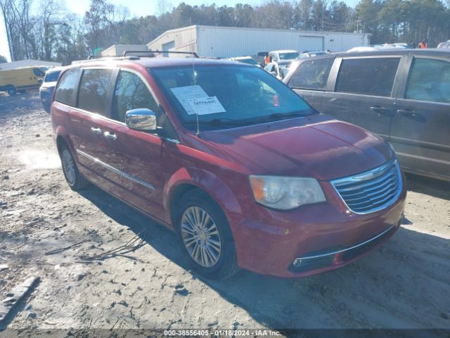 Auction sale of the 2013 Chrysler Town & Country Touring-l, vin: 2C4RC1CG1DR534424, lot number: 38556405