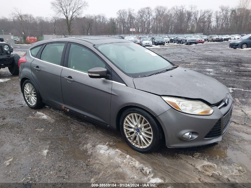 Lot #2476837709 2012 FORD FOCUS SEL salvage car