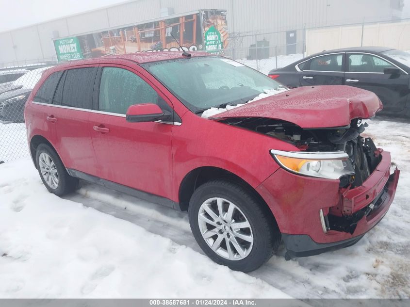 Lot #2493172800 2012 FORD EDGE LIMITED salvage car