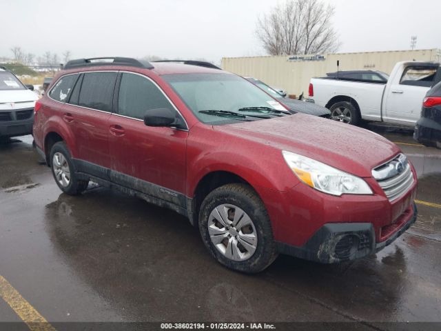 Auction sale of the 2014 Subaru Outback 2.5i, vin: 4S4BRCAC4E1273612, lot number: 38602194