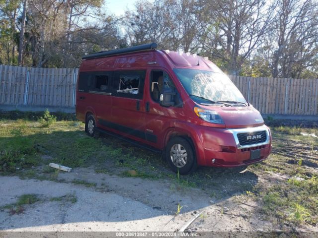 Auction sale of the 2021 Ram Promaster 3500 Cargo Van High Roof 159 Wb Ext, vin: 3C6MRVJG1ME590620, lot number: 38613847