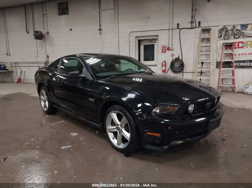 Lot #2490859488 2012 FORD MUSTANG GT PREMIUM salvage car