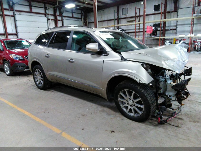 Lot #2490859415 2014 BUICK ENCLAVE LEATHER salvage car