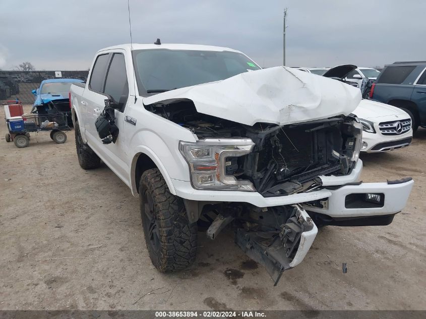 Lot #2495484716 2019 FORD F150 SUPERCREW salvage car