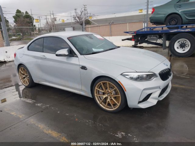 Auction sale of the 2021 Bmw M2 Competition, vin: WBS2U7C07M7H76989, lot number: 38657132
