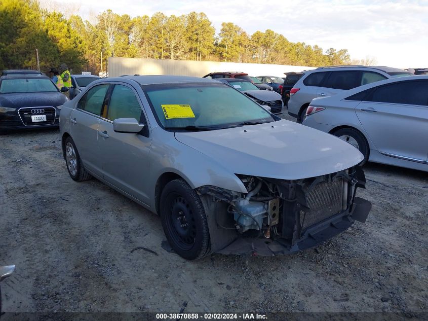 Lot #2509246207 2010 FORD FUSION SE salvage car