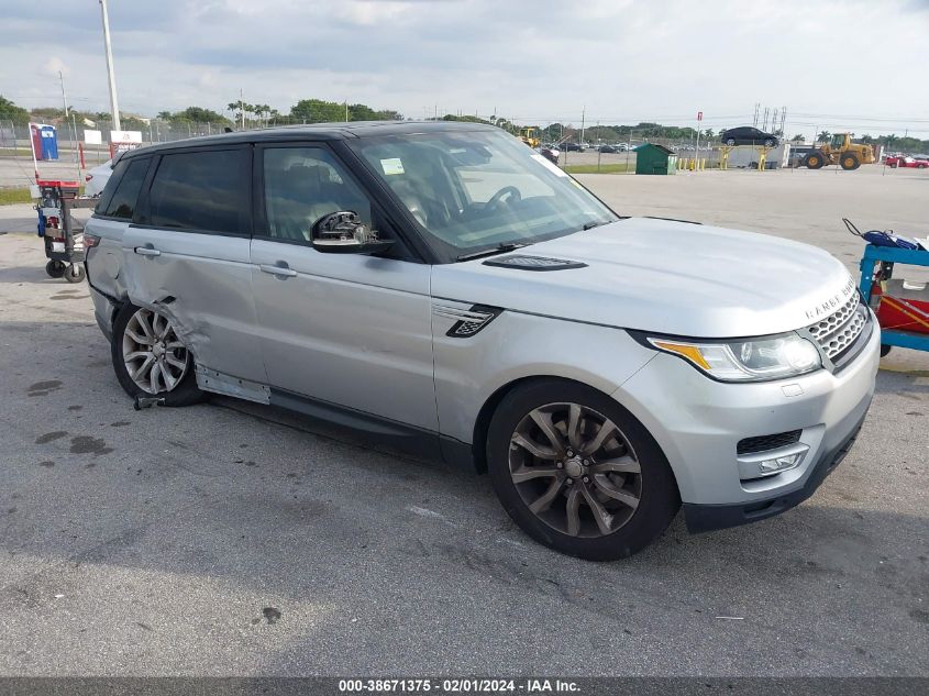 Lot #2488543054 2016 LAND ROVER RANGE ROVER SPORT 3.0L V6 SUPERCHARGED HSE salvage car