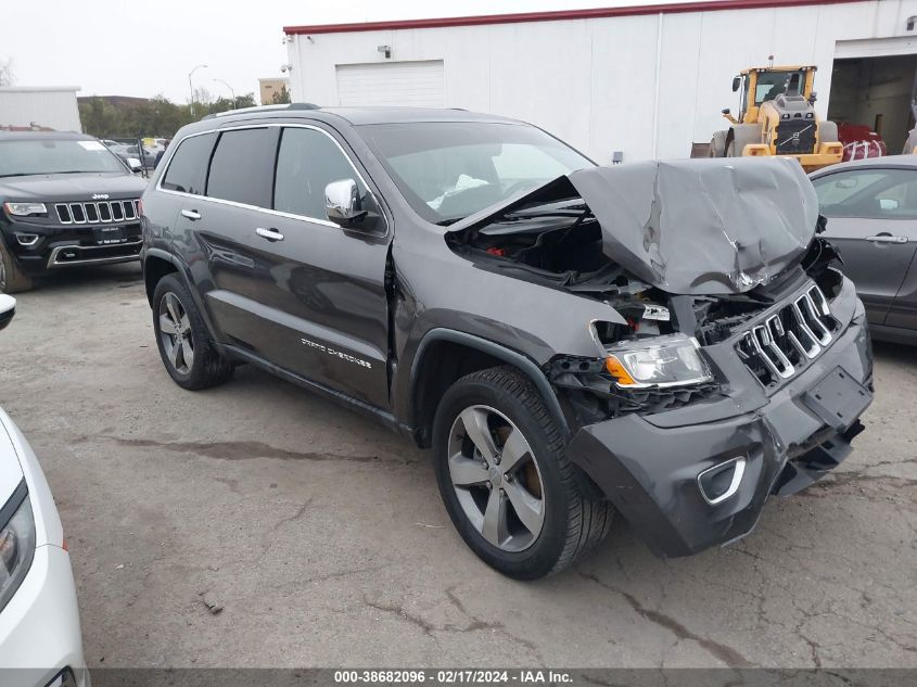 Lot #2427038841 2015 JEEP GRAND CHEROKEE LIMITED salvage car