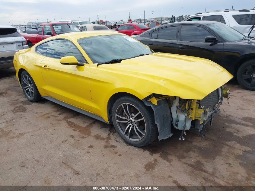 Lot #2494329459 2017 FORD MUSTANG ECOBOOST salvage car