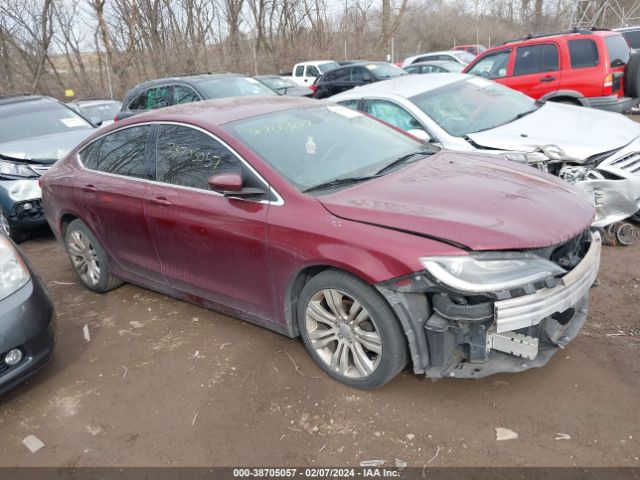 Auction sale of the 2015 Chrysler 200 Limited, vin: 1C3CCCAB8FN689999, lot number: 38705057
