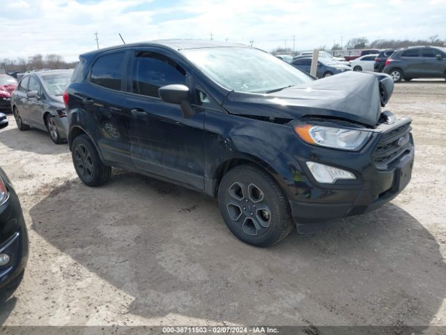 Auction sale of the 2021 Ford Ecosport S, vin: MAJ3S2FE3MC445137, lot number: 38711503