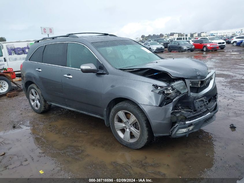Lot #2474521438 2012 ACURA MDX TECHNOLOGY PACKAGE salvage car