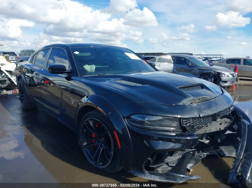 Lot #2495489149 2022 DODGE CHARGER SRT HELLCAT WIDEBODY salvage car