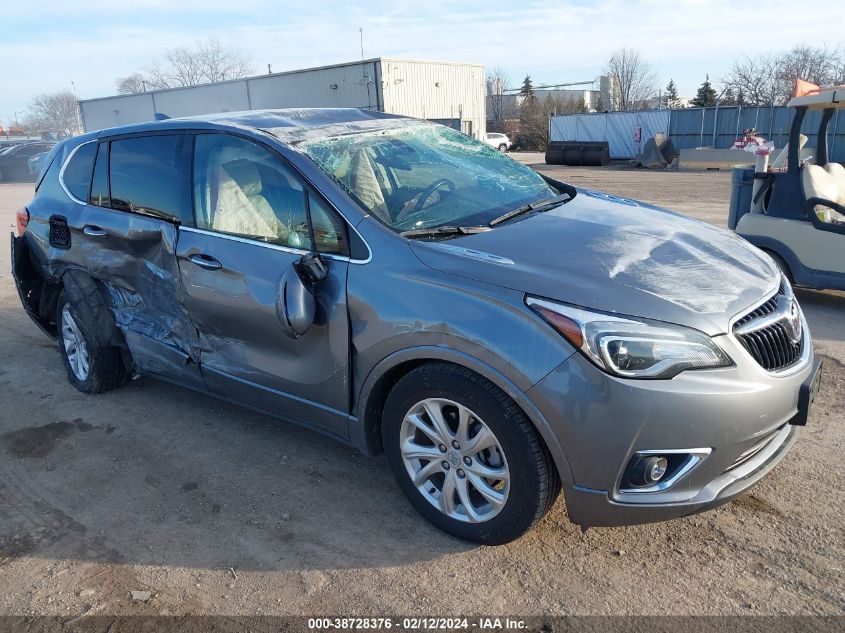 Lot #2427036181 2020 BUICK ENVISION FWD PREFERRED salvage car