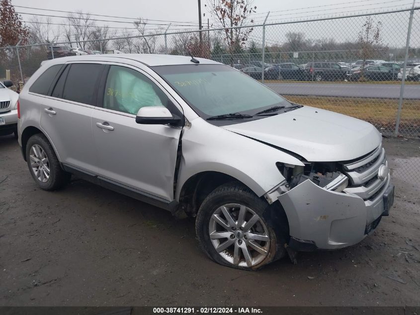 Lot #2476836889 2014 FORD EDGE LIMITED salvage car
