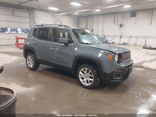 Auction sale of the 2018 Jeep Renegade Latitude 4x4, vin: ZACCJBBB9JPJ08369, lot number: 38746364