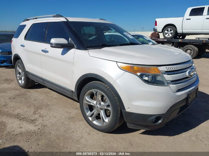 Lot #2490861804 2015 FORD EXPLORER LIMITED salvage car