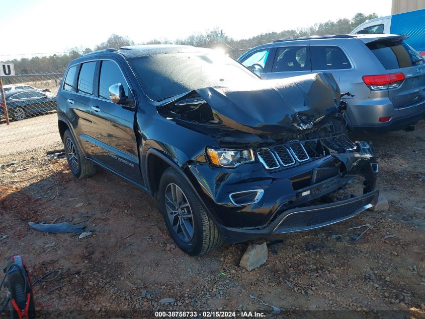 Lot #2506945845 2018 JEEP GRAND CHEROKEE LIMITED 4X4 salvage car