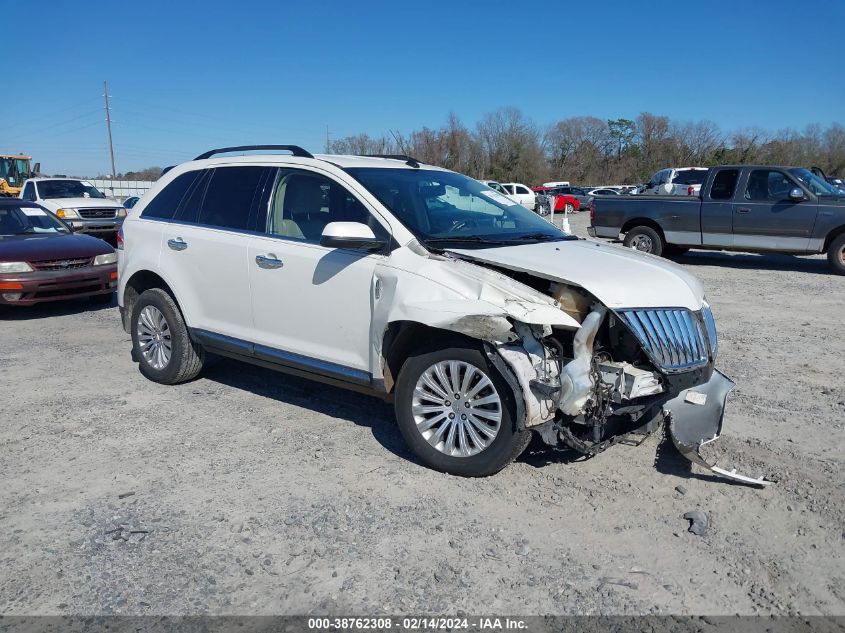 Lot #2490858827 2012 LINCOLN MKX salvage car