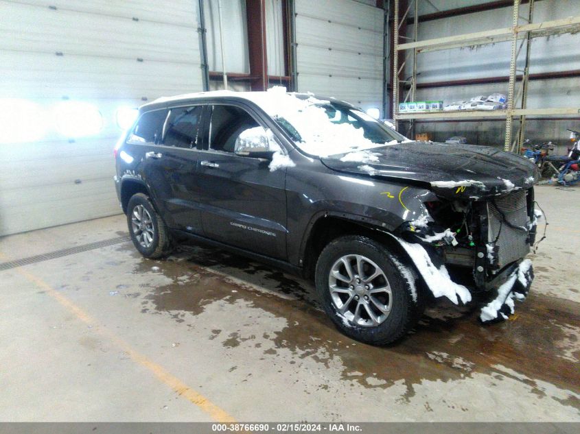 Lot #2490858801 2016 JEEP GRAND CHEROKEE LIMITED salvage car