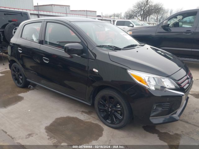 Auction sale of the 2022 Mitsubishi Mirage Black Edition/se, vin: ML32AWHJ7NH006783, lot number: 38769868