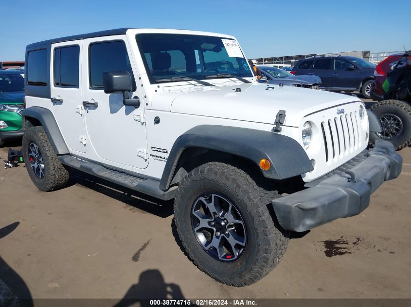 Lot #2511549642 2016 JEEP WRANGLER UNLIMITED SPORT salvage car