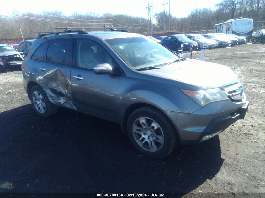 Lot #2471234954 2009 ACURA MDX TECHNOLOGY PACKAGE salvage car