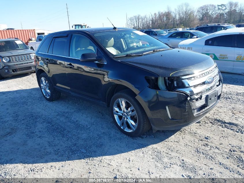 Lot #2506945780 2013 FORD EDGE LIMITED salvage car