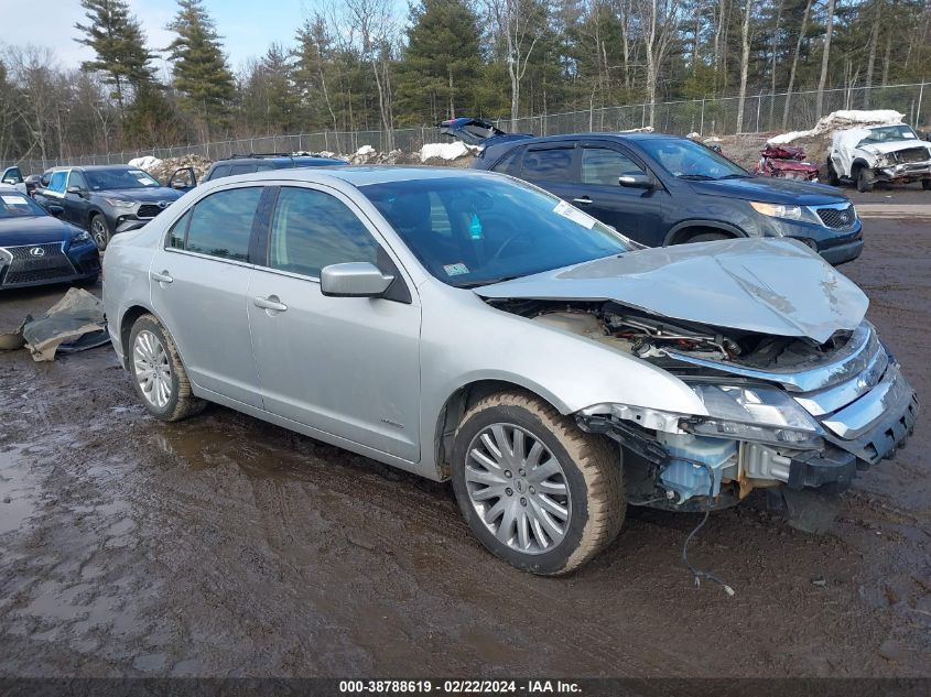 Lot #2490853296 2010 FORD FUSION HYBRID salvage car