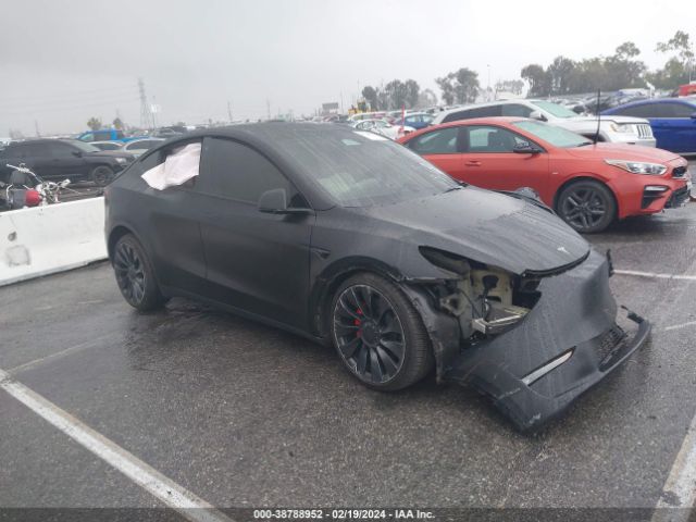 Auction sale of the 2023 Tesla Model Y Awd/performance Dual Motor All-wheel Drive, vin: 7SAYGDEF6PF684408, lot number: 38788952