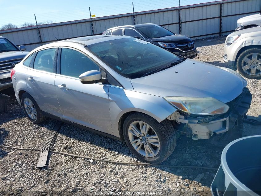Lot #2504641159 2012 FORD FOCUS SEL salvage car